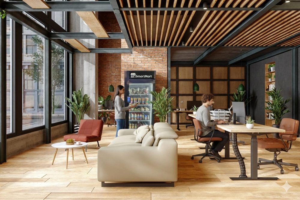 CB SmartMart cabinet at GrowCo co-working space